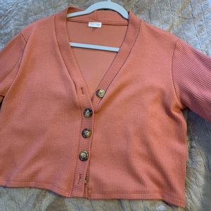 Cardigan . Brand is Heart & Hips but ordered off of fashion nova